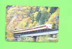 JAPAN -  Orange Picture Rail Ticket/Train As Scan - Monde