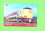 JAPAN -  Orange Picture Rail Ticket/Train As Scan - Mondo