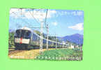 JAPAN -  Orange Picture Rail Ticket/Train As Scan - Mondo