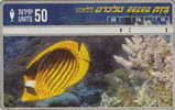 # ISRAEL 152 Chaetodon Fasciatus Fish 50 Landis&gyr 03.97 -poisson,fish-  Tres Bon Etat - Israël