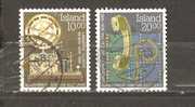 ICELAND 1986 - 80 YEARS TELEPHONE - CPL. SET - USED  OBLITERE GESTEMPELT - Gebraucht