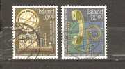 ICELAND 1986 - 80 YEARS TELEPHONE - CPL. SET - USED  OBLITERE GESTEMPELT USADO - Used Stamps