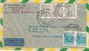 Carta Aerea SAO PAULO (Brasil) 1946 To USA, Brooklin - Briefe U. Dokumente