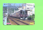 JAPAN - Orange Picture Rail Ticket/Train As Scan - Mundo