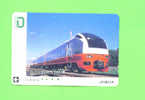 JAPAN - Orange Picture Rail Ticket/Train As Scan - Monde