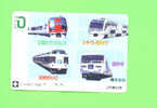 JAPAN - Orange Picture Rail Ticket/Train As Scan - Mondo