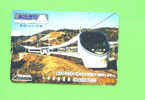 JAPAN - Orange Picture Rail Ticket/Train As Scan - Mondo