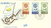 CYPRUS  EUROPA CEPT 1964  FDC - 1964