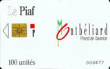 # PIAF FR.MOD4 - MONTBELIARD Logo De La Ville - Numero Laser Au Recto 100u Iso ? Neant 25210111 - Tres Bon Etat - - PIAF Parking Cards