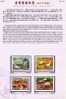 Folder Taiwan 2004 Crab Stamps Fauna Mud Wetland - Ungebraucht