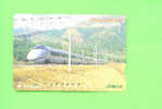 JAPAN - Orange Picture Rail Ticket/Train As Scan - Welt