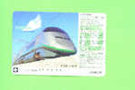 JAPAN - Orange Picture Rail Ticket/Train As Scan - World