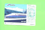 JAPAN - Orange Picture Rail Ticket/Train As Scan - Monde