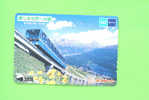 JAPAN - Orange Picture Rail Ticket/Train As Scan - Monde