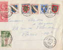 LETTRE ALGERIE  1959  TIMBRES FRANCAIS - Lettres & Documents