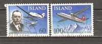 ICELAND 1978  - AIR SERVICE - CPL. SET - USED OBLITERE GESTEMPELT USADO - Gebruikt