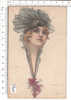 PO2012A# Illustrata T.Corbella - Ritratto Di DONNA - CAPPELLO LIBERTY  VG - Corbella, T.