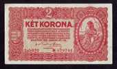 HONGRIE : 2 Korona 1920 (vf) - Hongarije