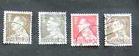 Danimarca 1961 King Frederik 4 Stamps - Usati