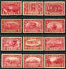 US Q1-12 Mint Hinged Complete Parcel Post Set Of 1913 - Reisgoedzegels