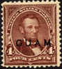 US Guam #4 Mint Hinged Overprint From 1899 - Guam