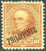 US Philippines #217A XF Mint Hinged 10c Overprint From 1899-1901 - Filipinas