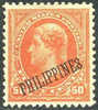 US Philippines #219a SUPERB Mint Hinged 50c Overprint From 1899-1901 - Filippijnen