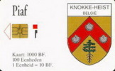 # Piaf B.KNO2 - KNOKKE HEIST Armoiries 100enh Iso ? Neant 9A100111 - Tres Bon Etat - - Parkkarten