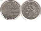 *brazil 50 Centavos 1975 Km 580b  Xf+ !!!!!!!  * - Brazil