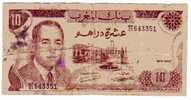 BILLET MAROC - P.57 (VOIR SIGNATURES) - 1970 - ROI HASSAN II - FEMME - USINE - FRUIT - POMME - Maroc