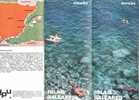 B0341 Brochure Turistica - SPAGNA - ISOLE BALEARI Uff.Naz.Tur. Anni '60/Ibiza, S.Antonio/Barrio Alto - Toursim & Travels