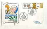 - VATICAN . LETTRE POUR LE ZAÏRE DE 1980 - Storia Postale