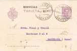 Entero Postal PALAMOS (Gerona) 1927. Alfonso XIII Vaquer - 1850-1931