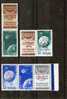 1958 EXPOSITION DE BRUXELLES  MICHEL= 1717/1720 AVEC VIGNETTES - Unused Stamps