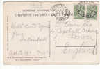 Russia Picture Postcard 1910 Irkutsk Siberia Vokzal (train Station) To England (e42) - Cartas & Documentos