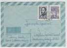 Hungary Air Mail Cover Sent To USA 28-11-1968 - Cartas & Documentos