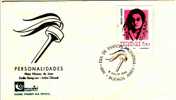 ARGENTINA  Indira GANDHI-politician Leader, Cacheted FDC 1986 - Mahatma Gandhi