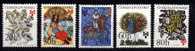 CS 1975 Mi 2267-71 ** Children Art - Unused Stamps