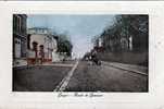 95 GARGES ROUTE DE GONESSE CARTE PHOTO GLACEE ANIMEE ET COLORISEE - Garges Les Gonesses