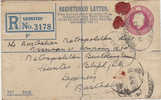 Great Britain-1932 Registered Envelope Sent To Australia - Brieven En Documenten