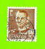 Timbre Oblitéré Mint Used Stamp Selo Carimbado Kongelig Post DANMARK 20 DANEMARK DINAMARCA - Oblitérés