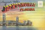 Jacksonville FL / Multiview Letter Card / 18 Views - Jacksonville