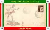 Trieste 01340 (A.M.G.-F.T.T.) - Storia Postale