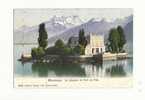 Cp, Suisse, Montreux, Ile Salagnon Et Dent Du Midi, Voyagée 1905 - Mon