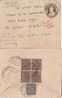 Br India King George V, PSE, Postal Stationery Envelope, Used, India As Per The Scan - 1911-35  George V