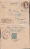 Br India King George V, PSE, Postal Stationery Envelope, Used, India As Per The Scan - 1911-35  George V