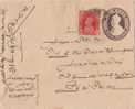 Br India King George V, PSE, Postal Stationery Envelope, Used, India As Per The Scan - 1911-35 Koning George V