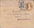 Br India King George Vl, PSE, Postal Stationery Envelope, Used, India As Per The Scan - 1936-47 Roi Georges VI