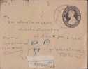 Br India King George Vl, PSE, Postal Stationery Envelope, Used, India As Per The Scan - 1936-47 King George VI