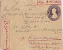 Br India King George Vl, PSE, Postal Stationery Envelope, Used, India As Per The Scan - 1936-47 King George VI